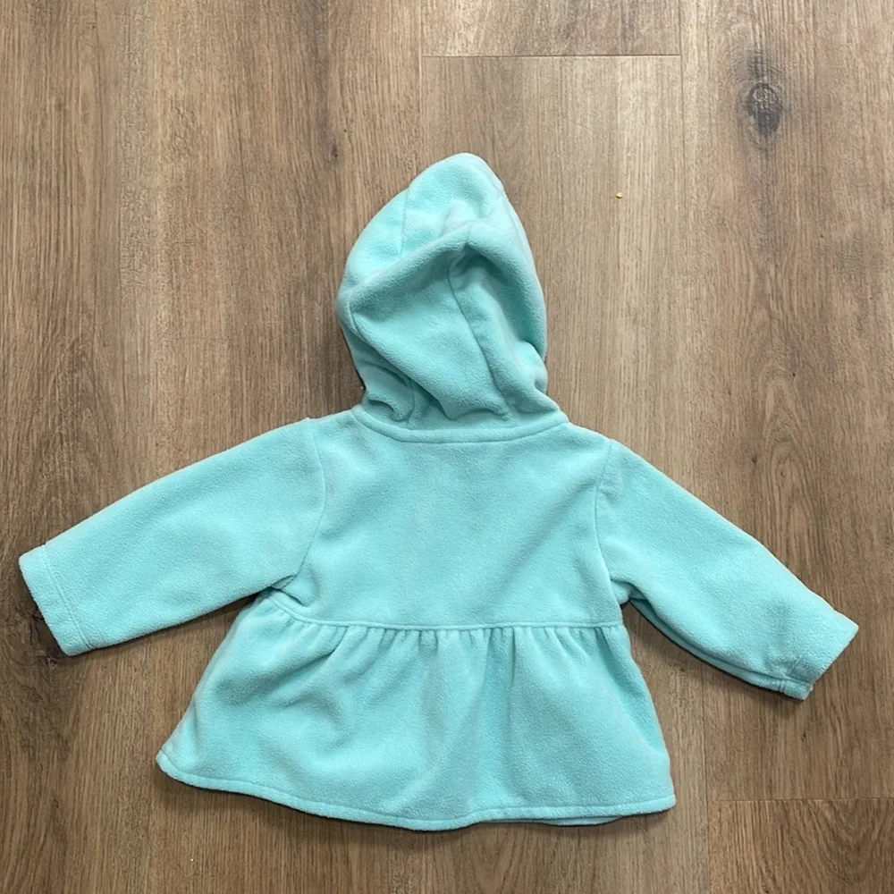 Carter's Mint Hooded Jacket for girls‎ 3 months